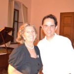 Mit Gräfin Ilona von Ronay, Schloss Rosenegg, Steyr, Österreich